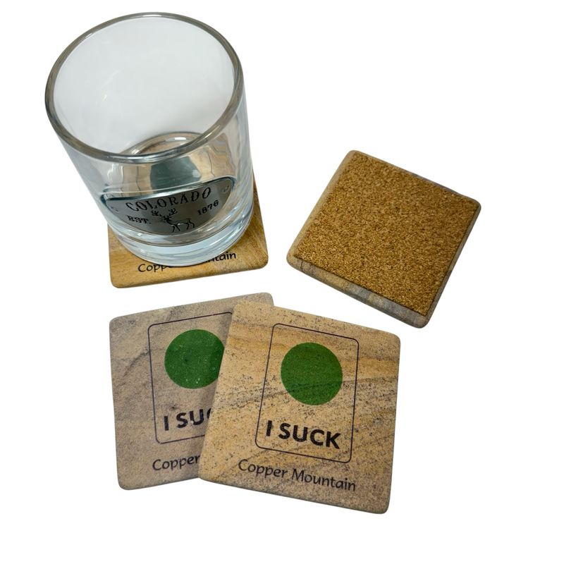 I Suck Stone Coaster