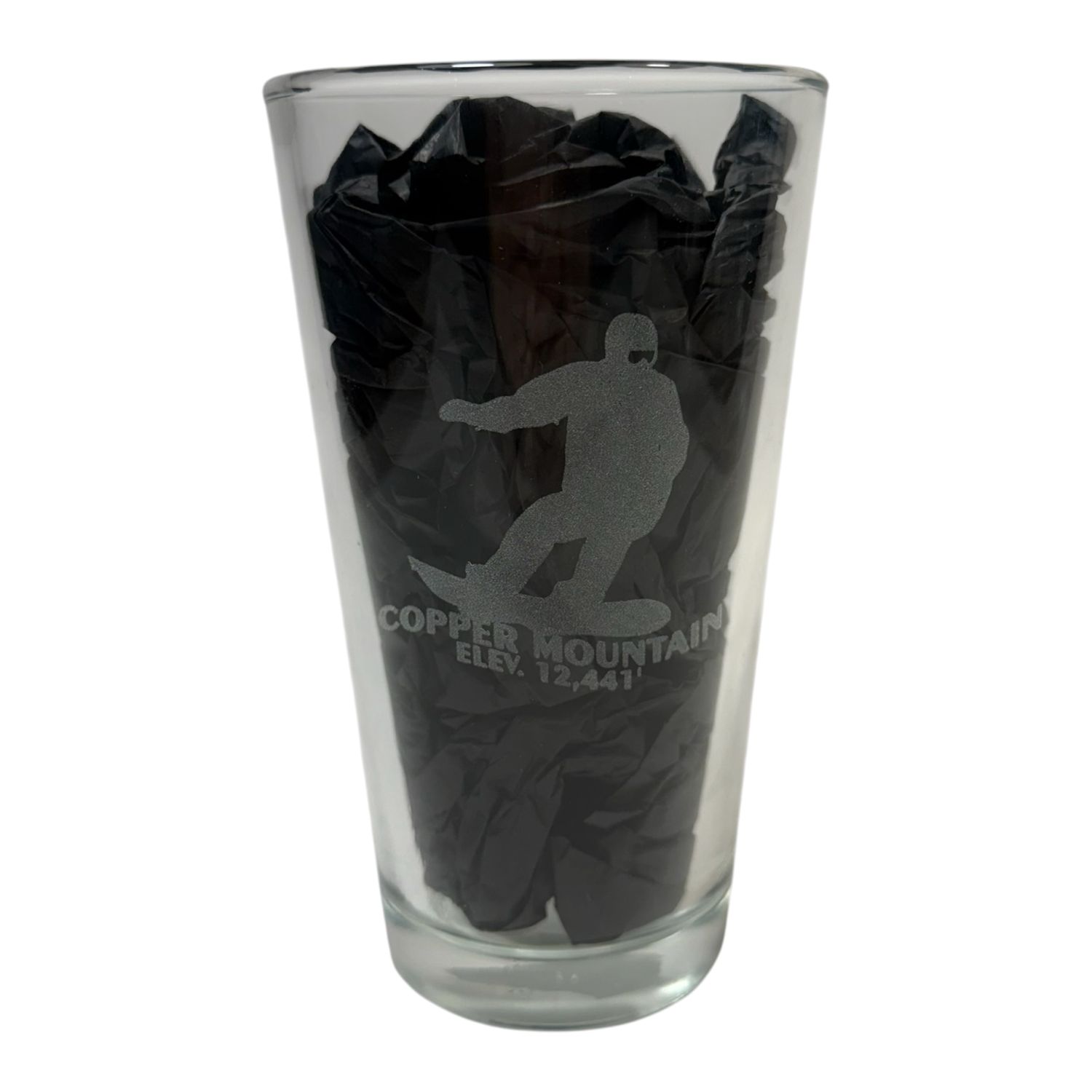 Snowboarder Pint Glass