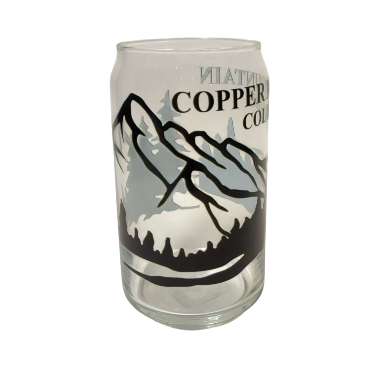 Mountains Silhouette Can Pint Glass