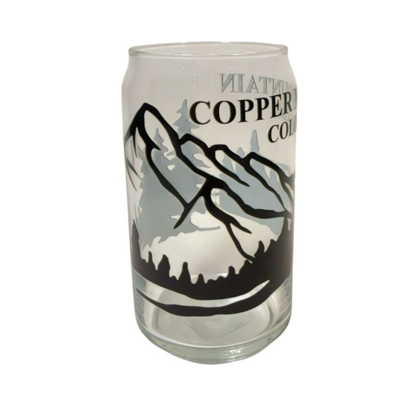 Mountains Silhouette Can Pint Glass