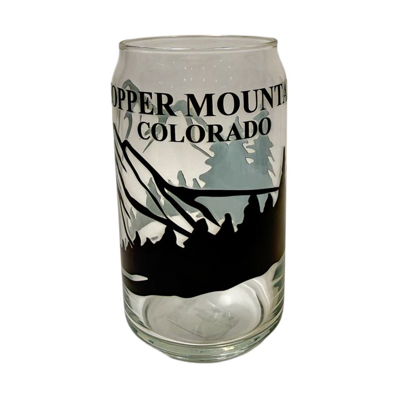Mountains Silhouette Can Pint Glass