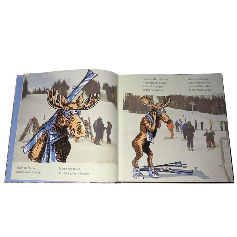 Gilbert The Moose Learns to Ski
