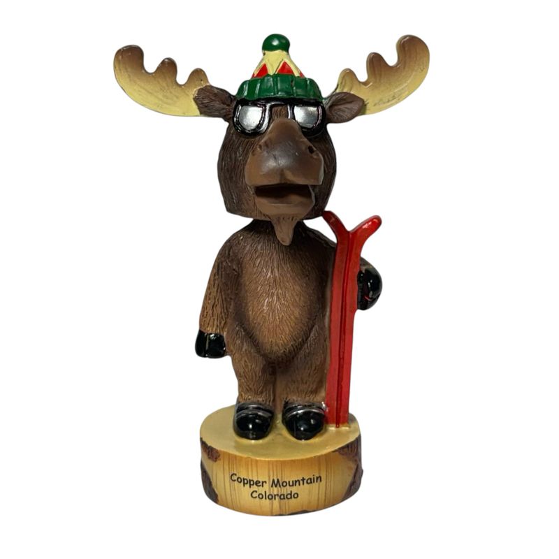 Aspen Ski Moose Bobblehead