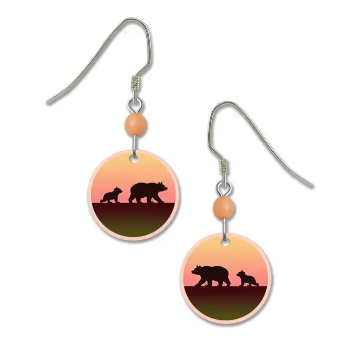 Bear &amp; Cub Round Disk 4024