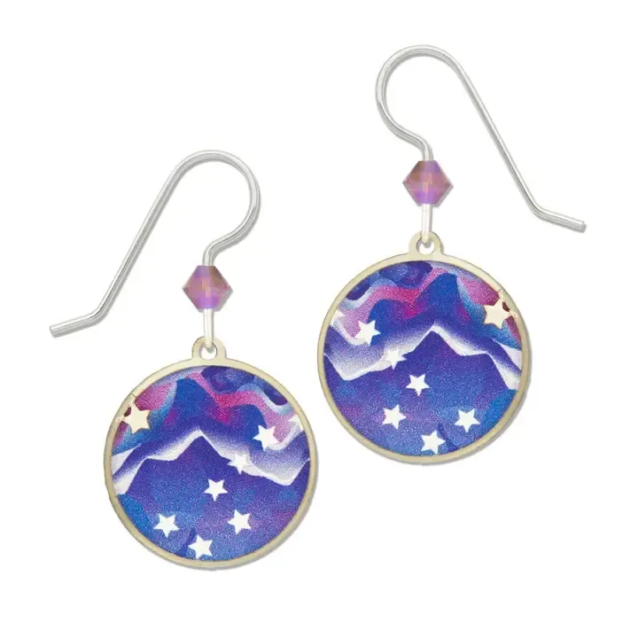Purple Aurora Borealis w/ Big Dipper 8093