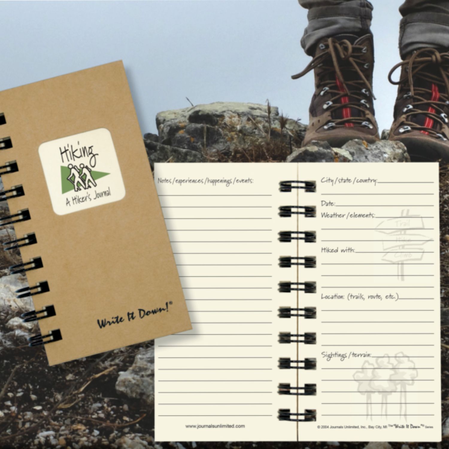 Mini Hiking Journal
