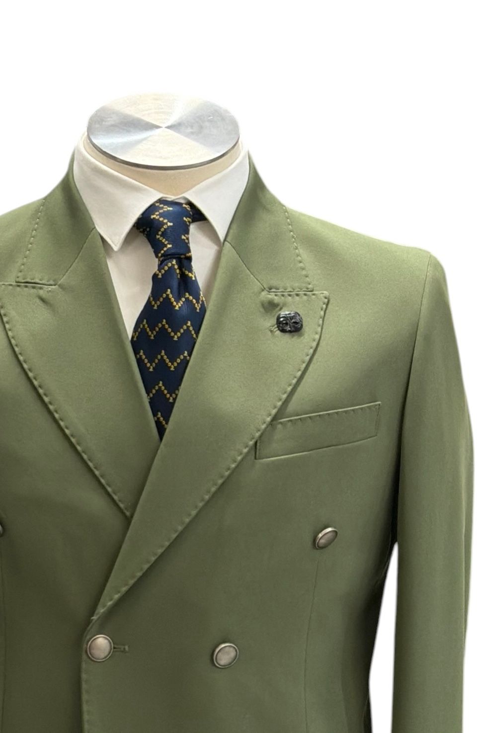 Italian Double‑Breasted Tailored Jacket – Made in Bologna, Italy