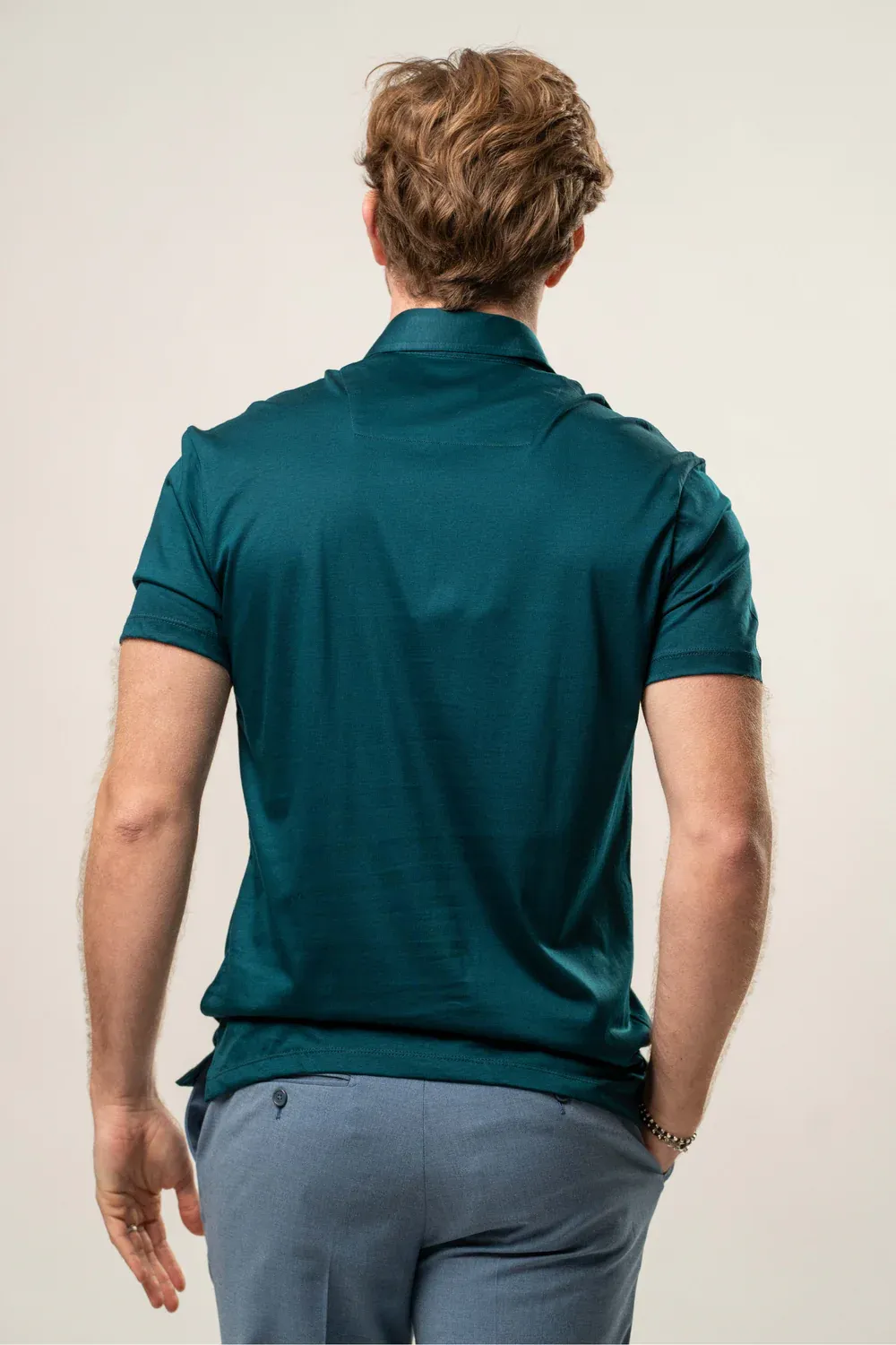 Franck La Scelta Classic Men’s Polo T‑Shirt – Made in Italy