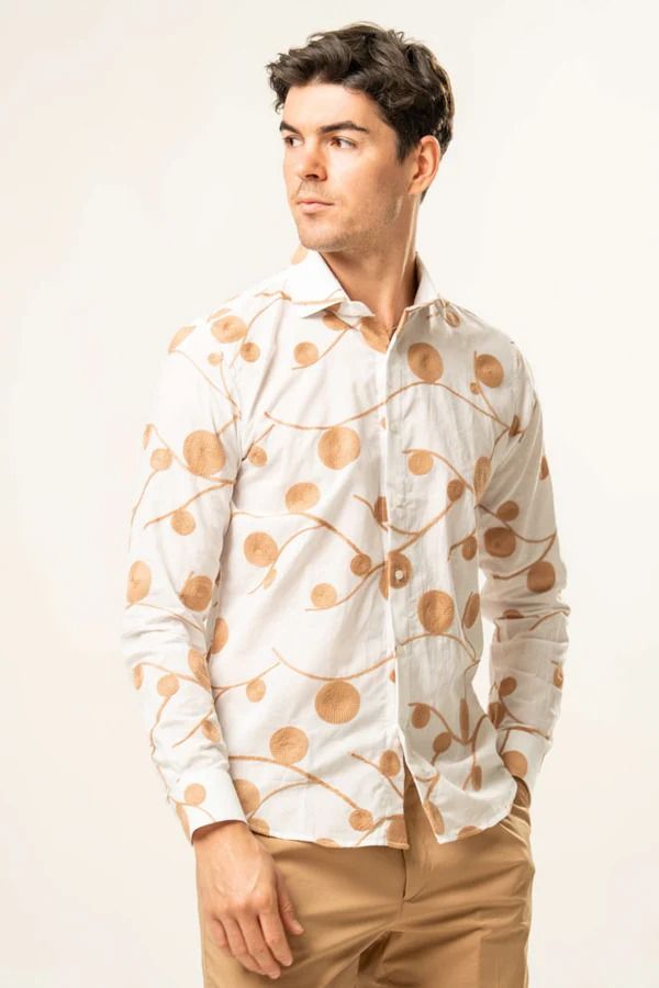 Franck La Scelta – Celeste Long Sleeve Shirt (Made in Italy)
