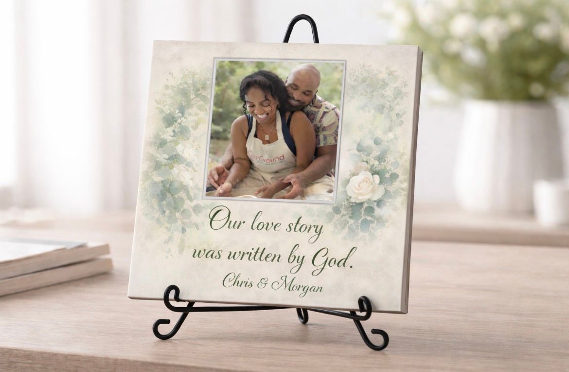 Faith & Forever Photo Frame Plaque