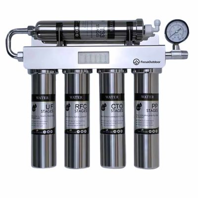 FocusOutdoor® 5-Stage Stainless Steel Water Filter System | Also For Caravans