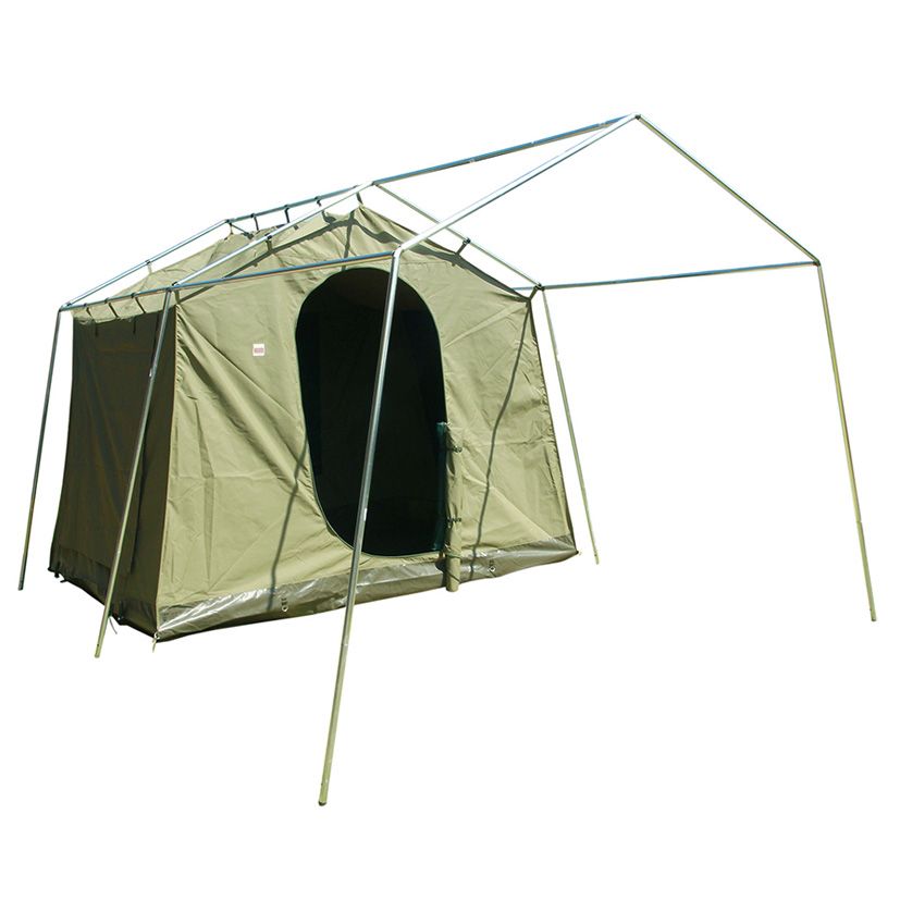 Meerkat Canvas Chalet Tent – 2 Person Heavy-Duty Camping Tent