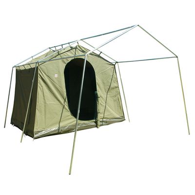 Meerkat Canvas Chalet Tent – 2 Person Heavy-Duty Camping Tent