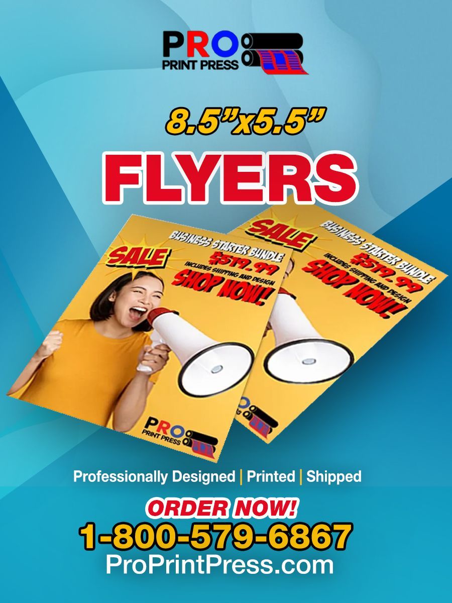 8.5"x5.5" Flyers