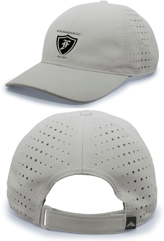 Lite Series Perforated Cap - Black, Silver