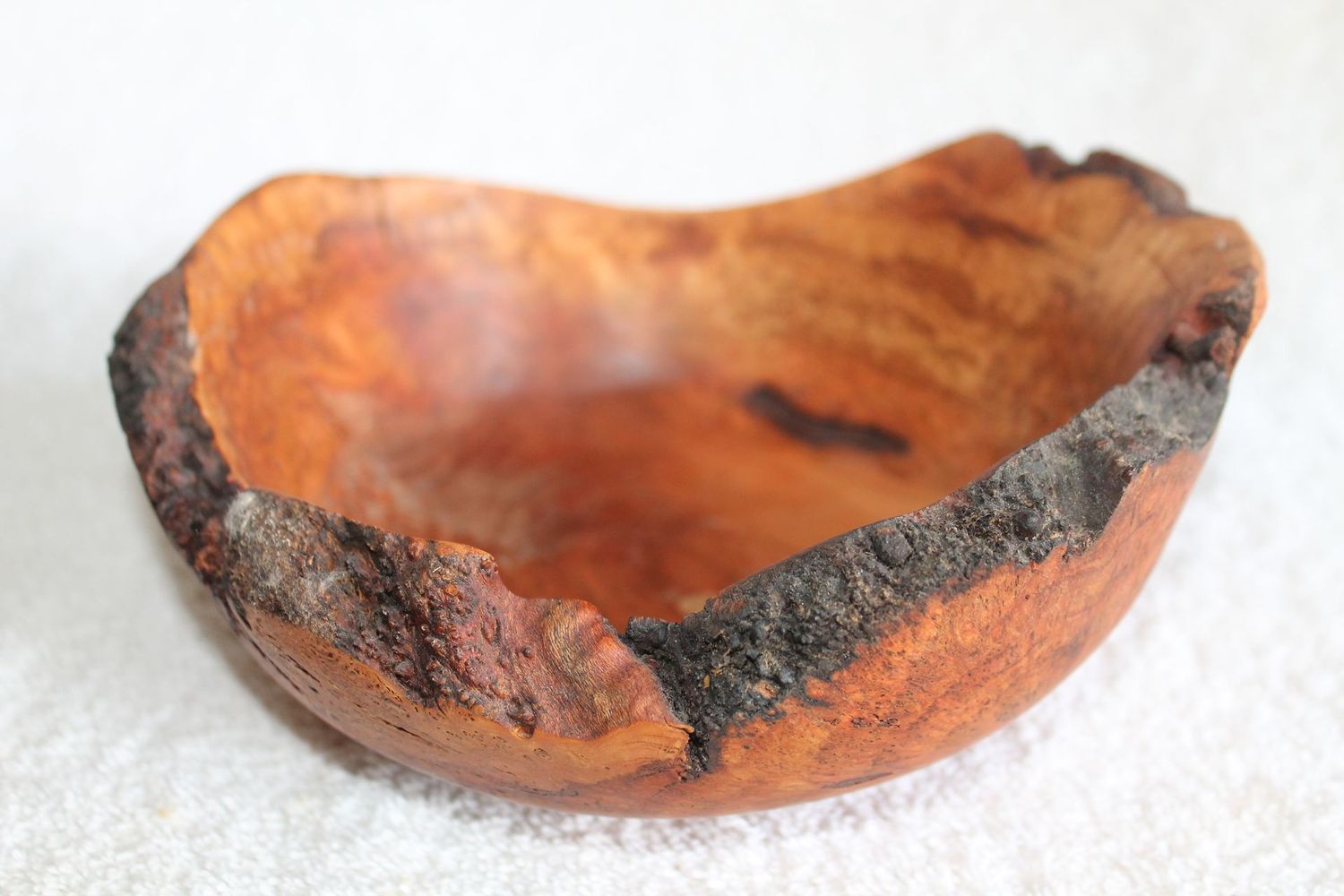 Hand Crafted, Hand Turned, Vermont Made Wooden Burl Bowl #4734 made from Vermont Cherry Hand Crafted, Hand Turned, Vermont Made Wooden Burl Bowl #4734 made from Vermont Cherry