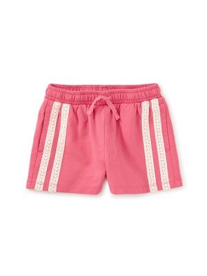 Desert Rose Crochet Sporty Shorts