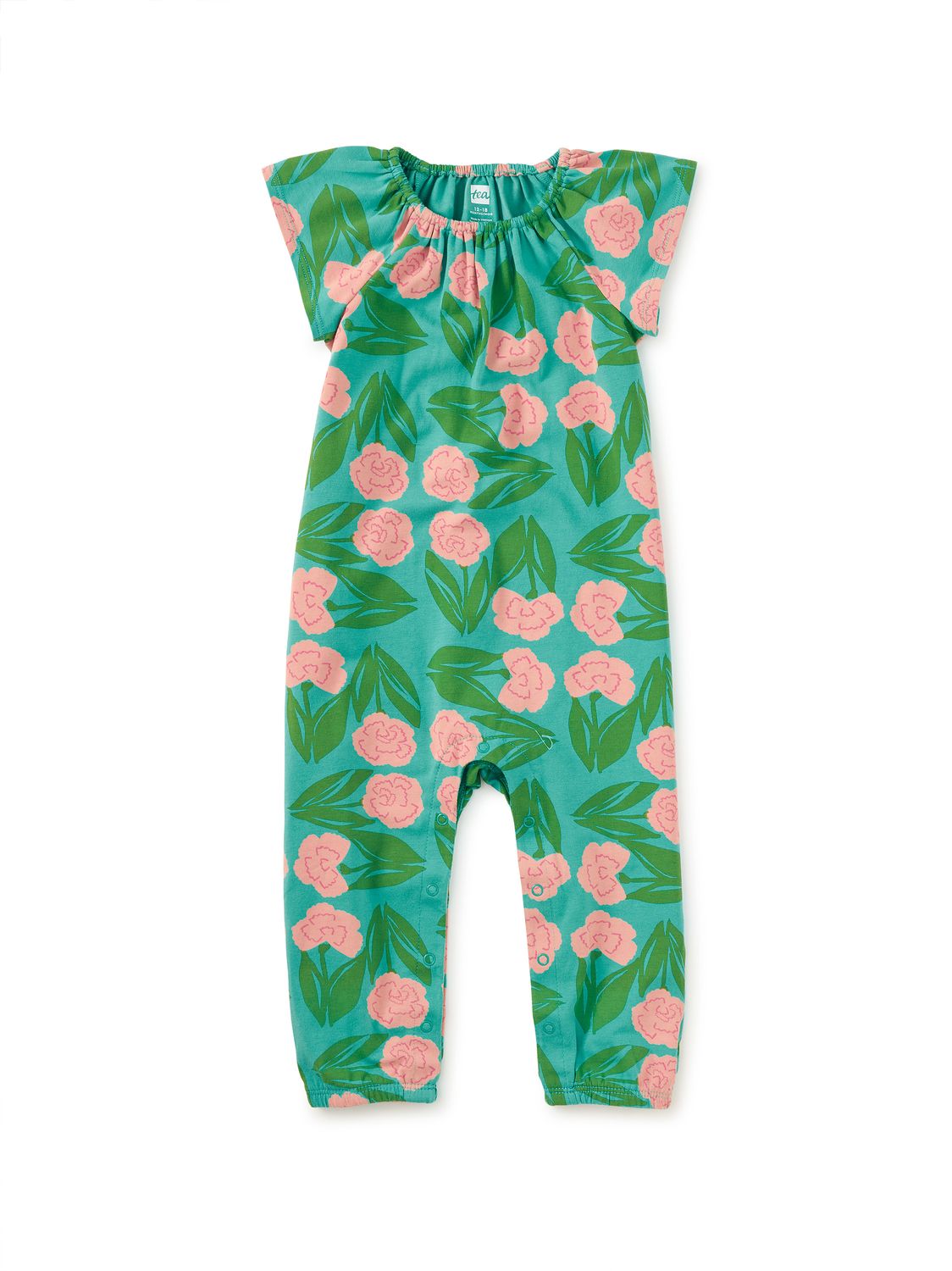 Tulip Sleeve Baby Romper