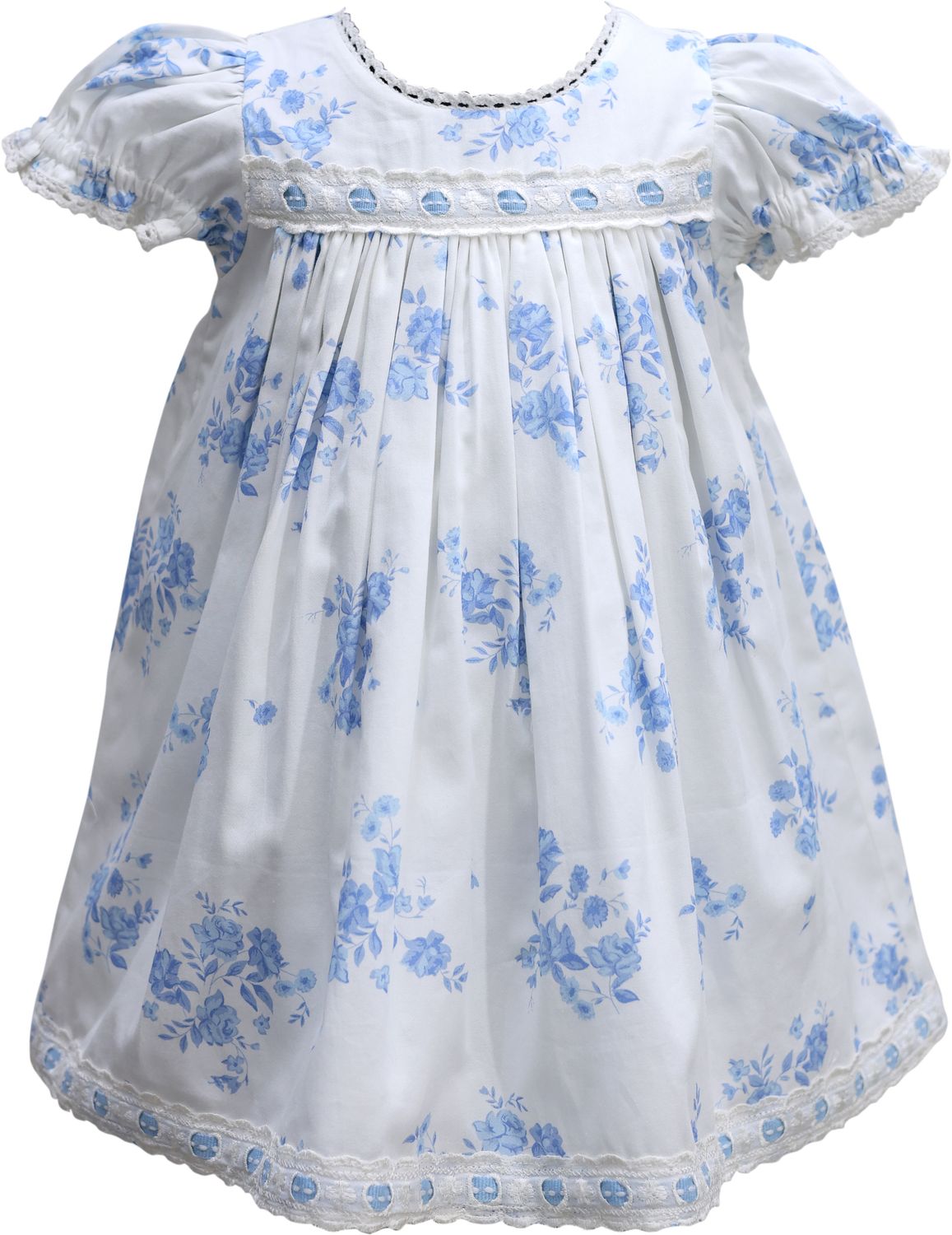 Blue Rose Empire Dress