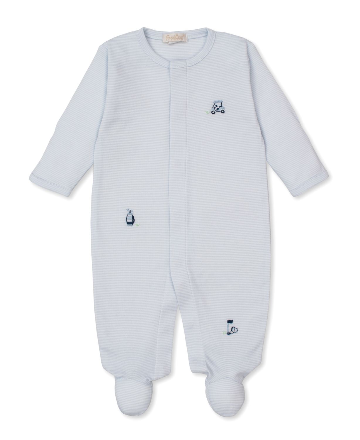 Golf Championship Blue Hand Embroidered Footie