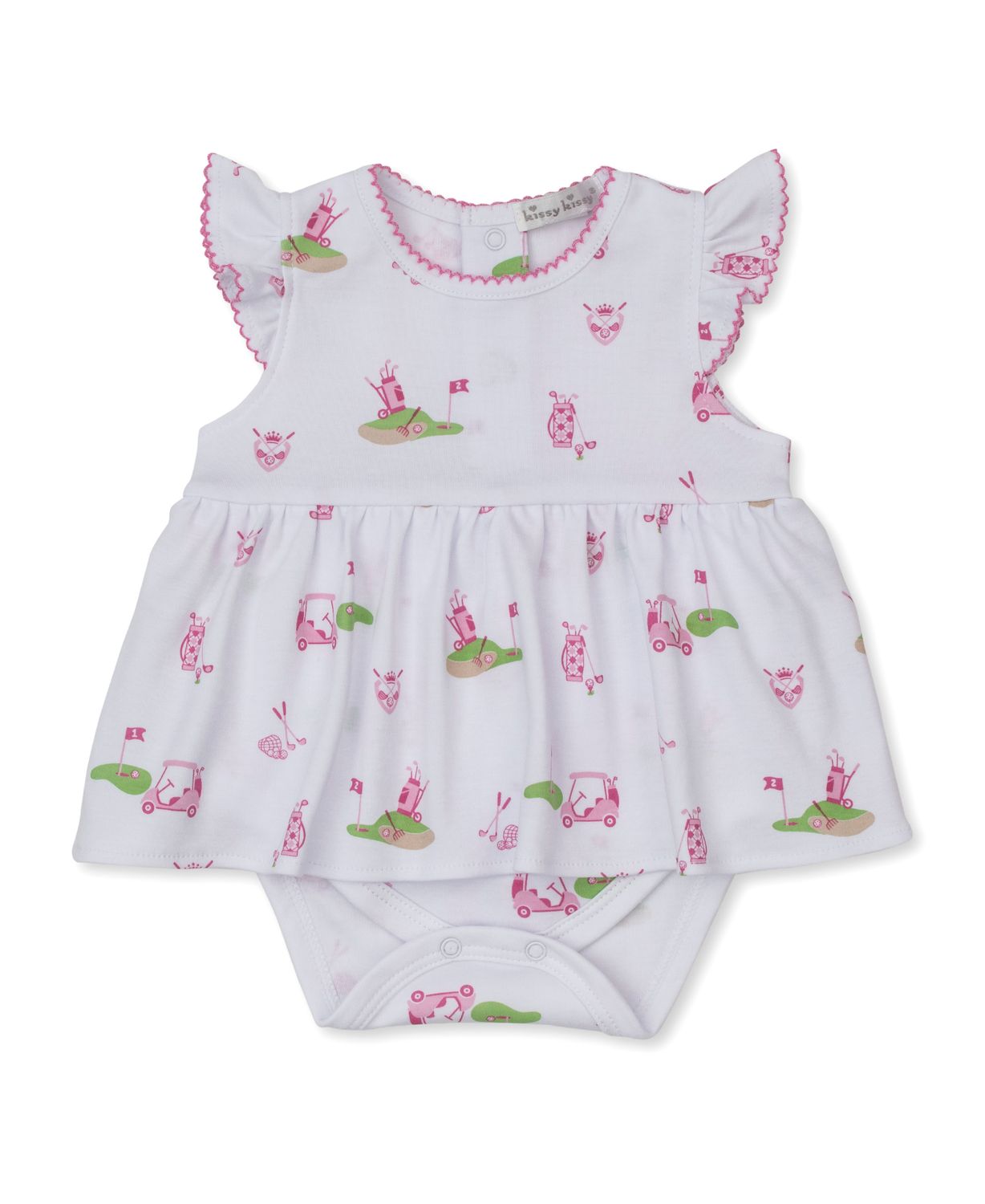 Golf Championship Print Bodysuit Dress