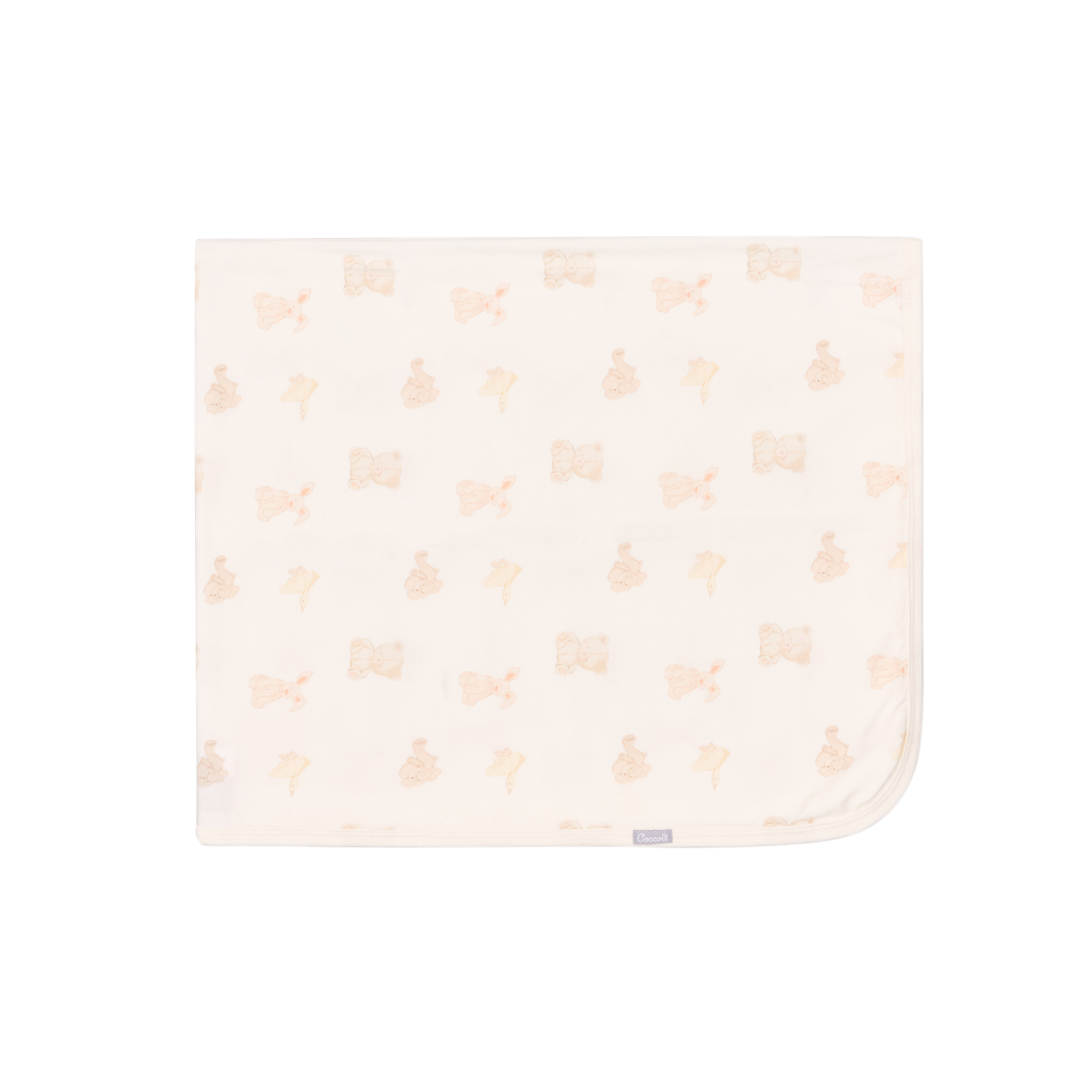 Cream Teddies Blanket