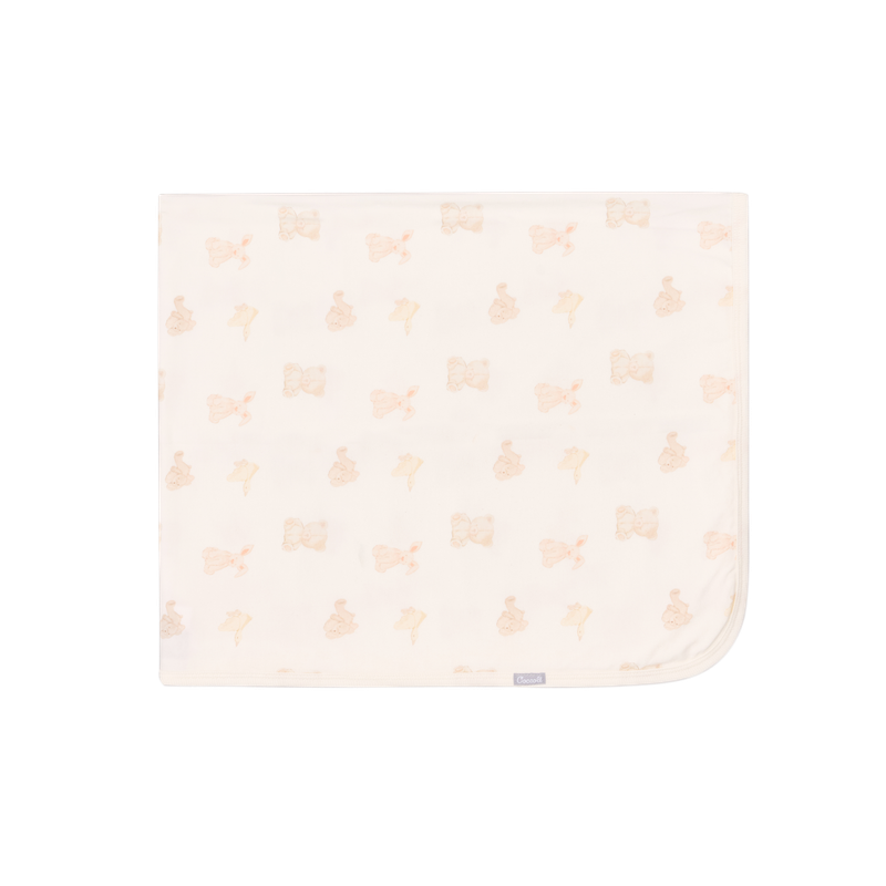 Cream Teddies Blanket