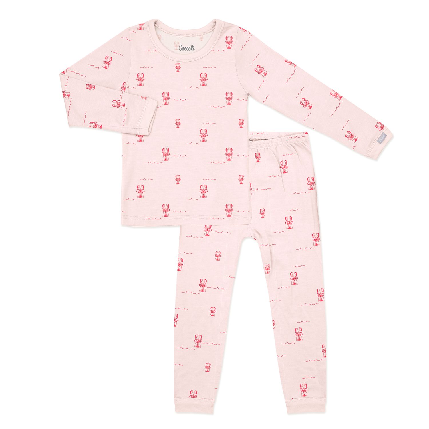 Lobsters on Pink PJ Set