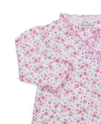 Cottage Rose Print Footie