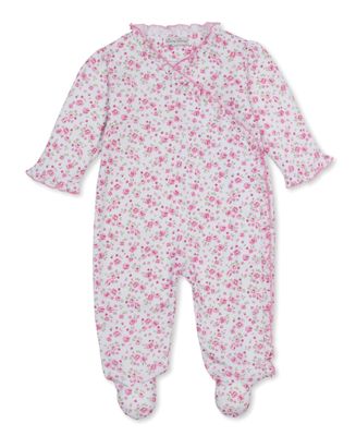 Cottage Rose Print Footie