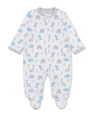 Dinosaur Territory Print Zip Footie