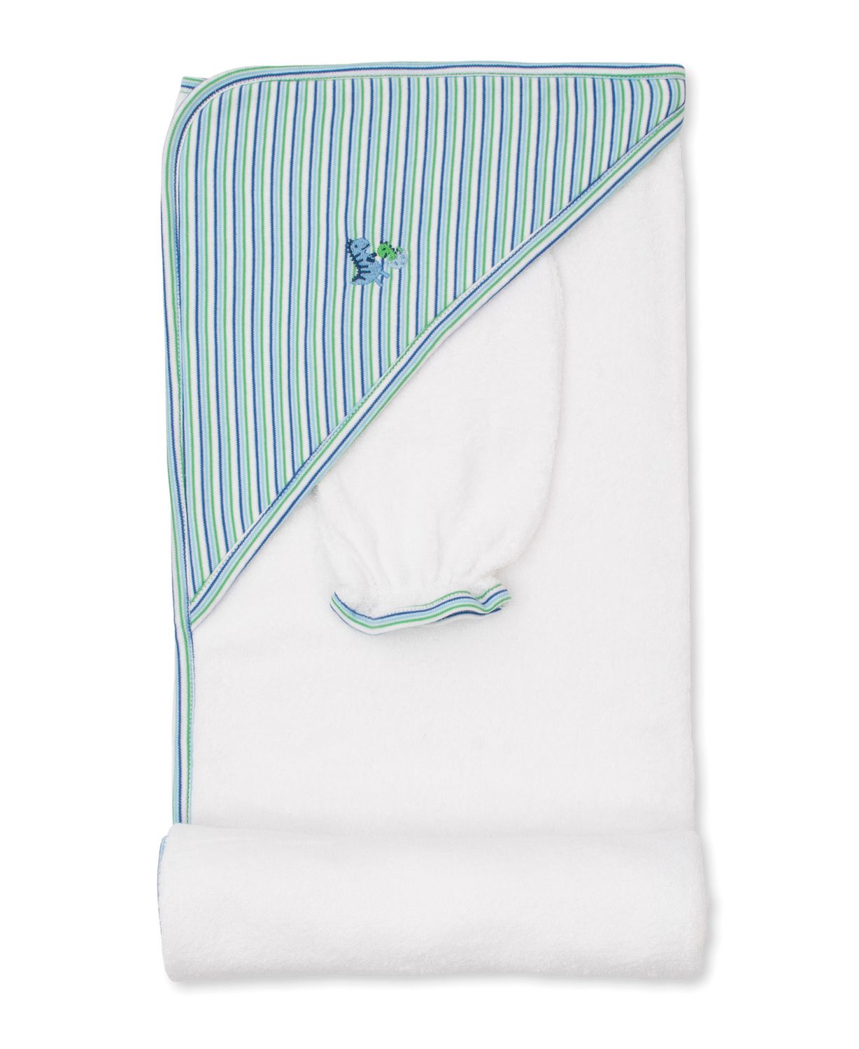 Dino District Hooded Towel + Mitt Set