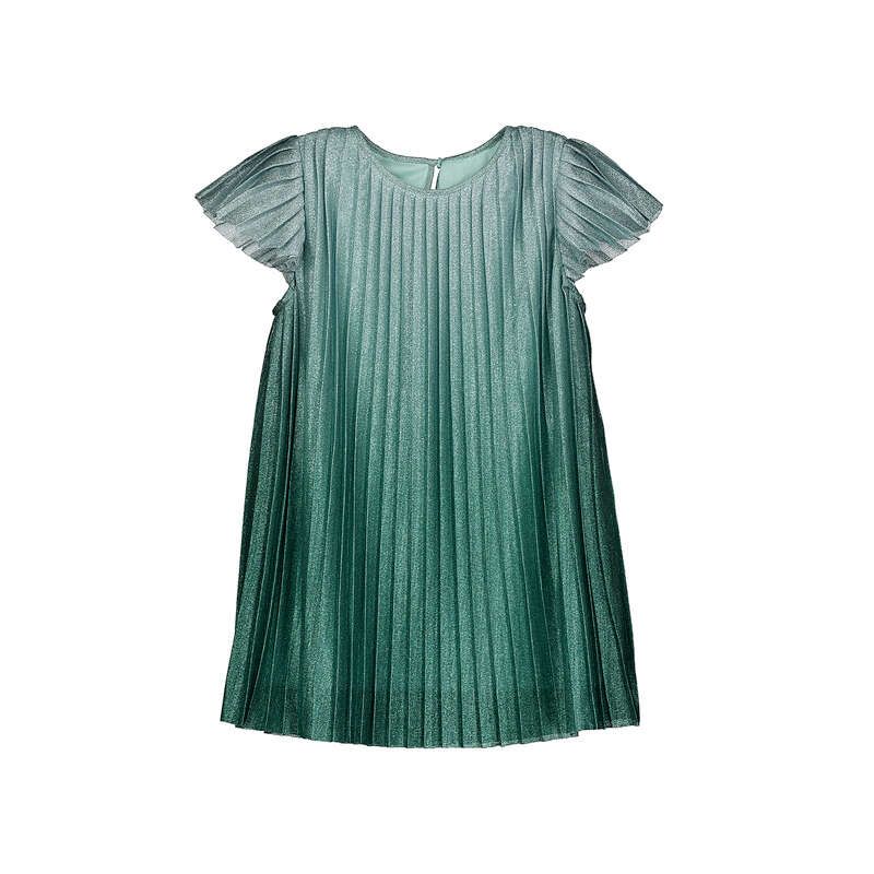 Nenufar Green Degrade Pleated Dress