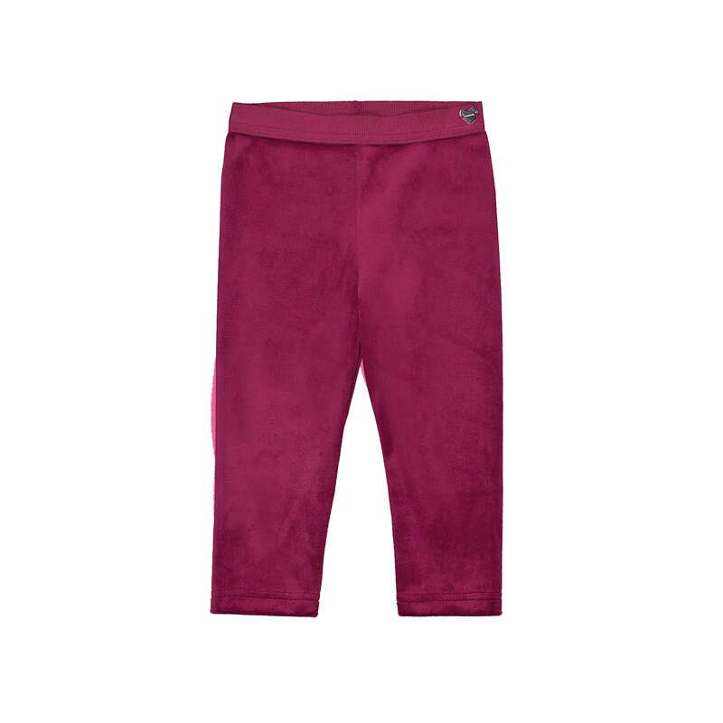 Raspberry Basic Velvet Leggings