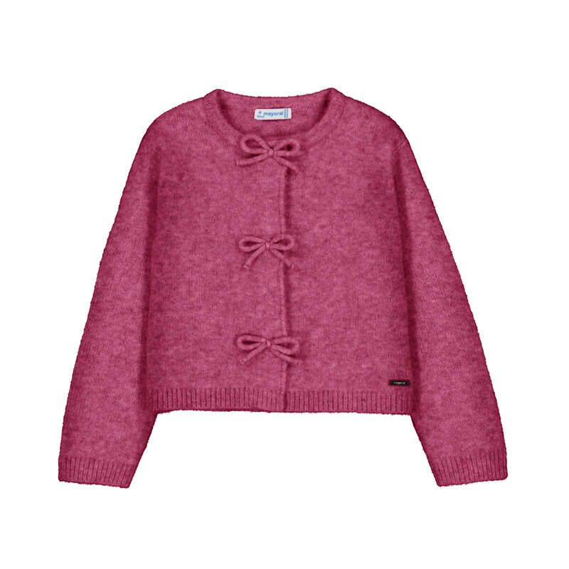 Petal Mix Knit Cardigan