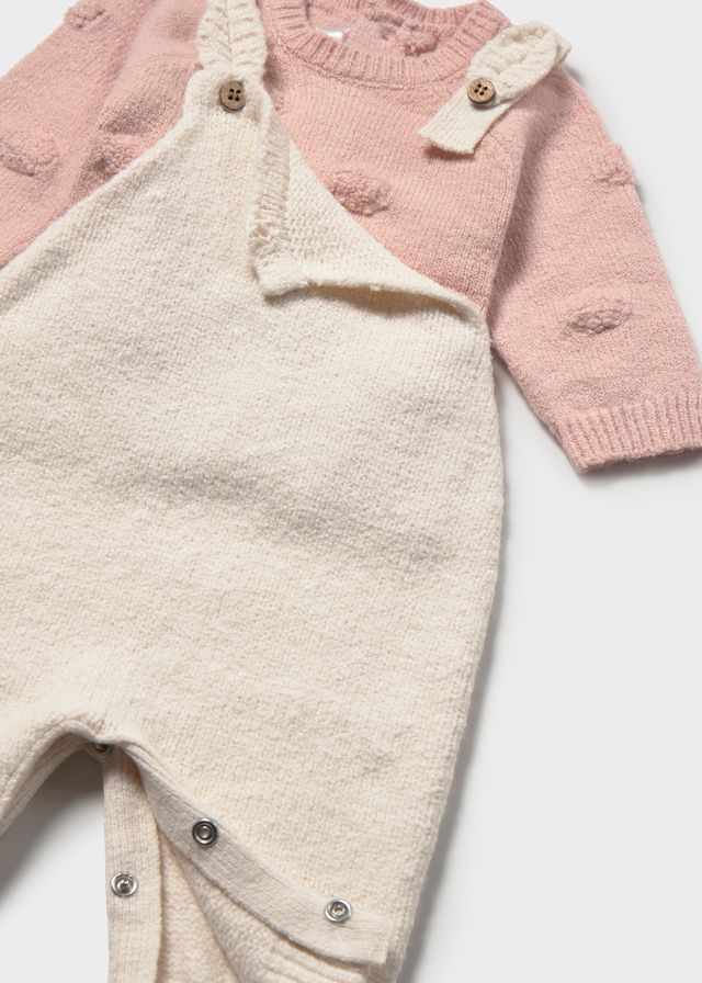 Pottery Overall+Sweater Set