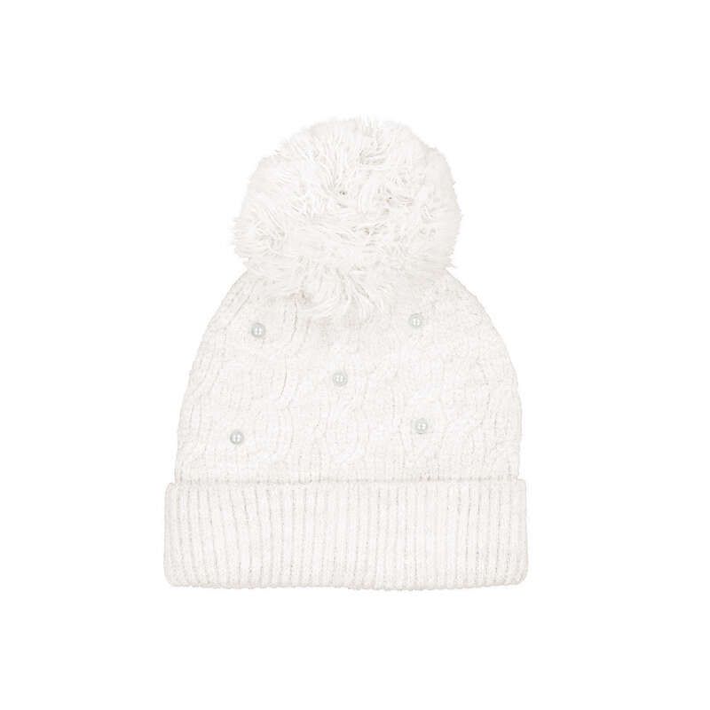 Natural Pearl Knit Hat