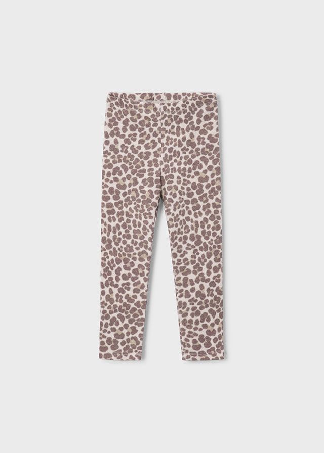 Chestnut Knit Printed Leggings
