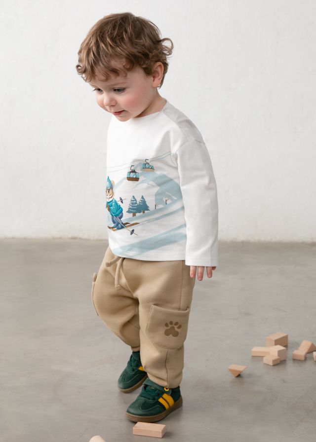 Hazelnut Play Terry Pants