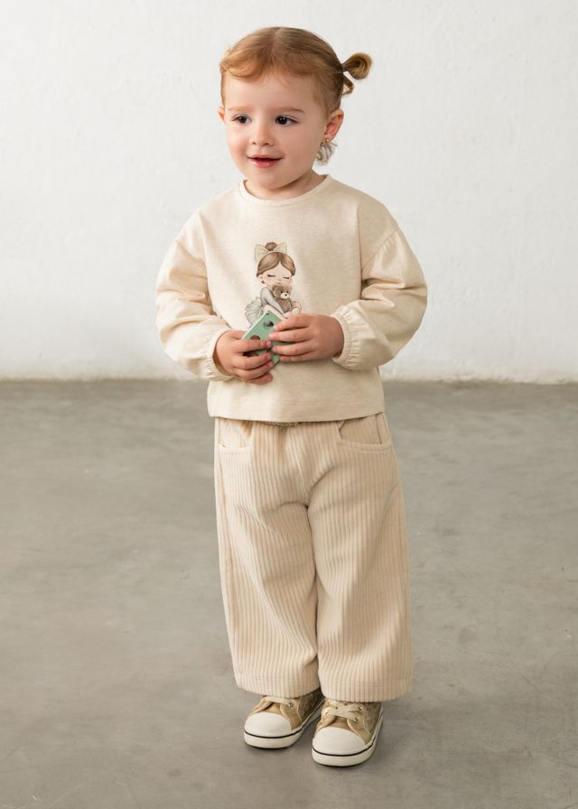 Light Khaki Knit Pants