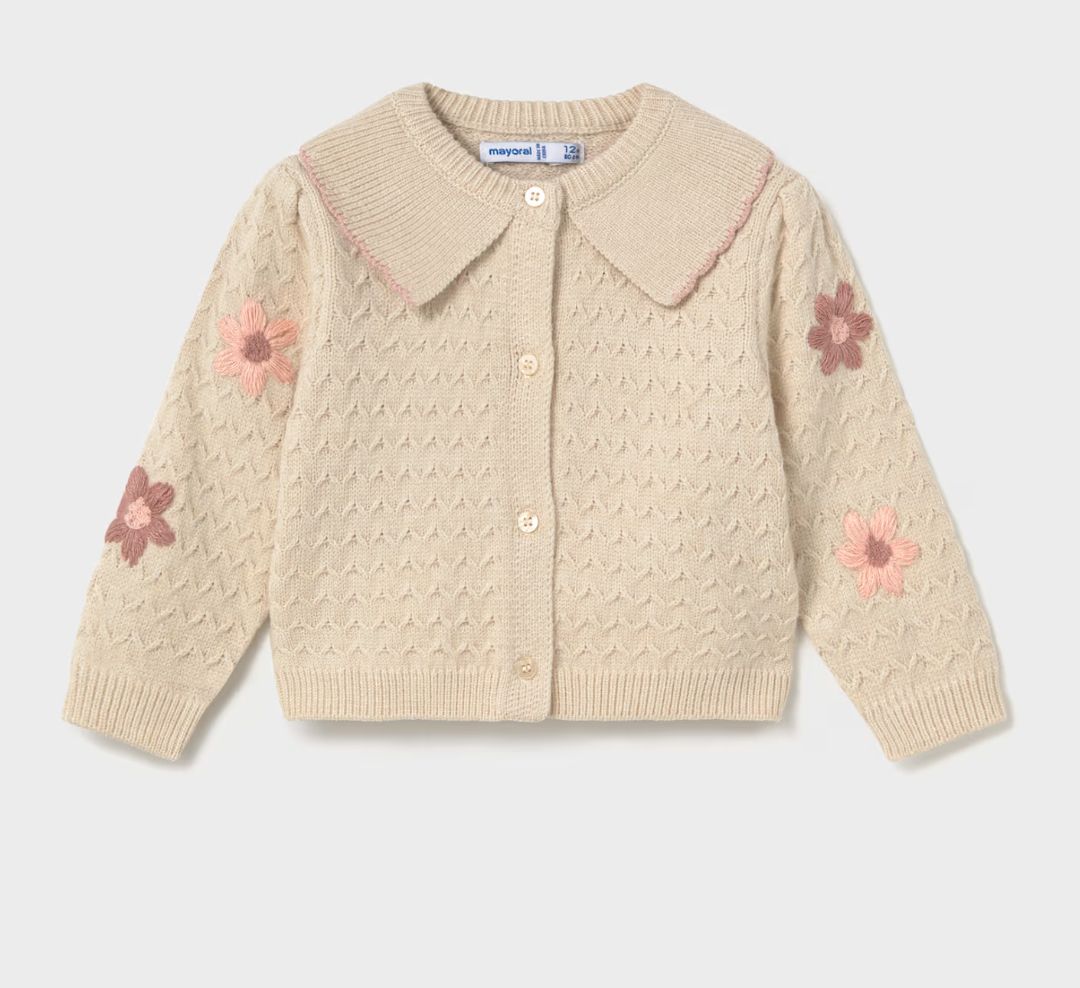 Milk Floral Embroidered Cardigan