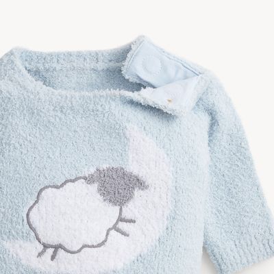 Blue Chenille Sheep Set