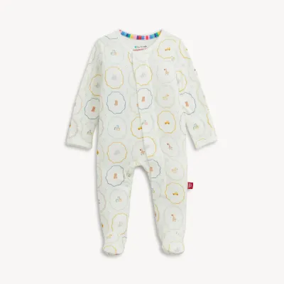Nursery Magic Cream Modal Footie