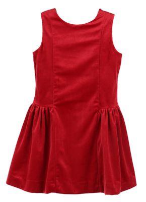 Red Deluxe Velvet Princess Dress