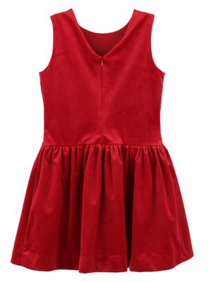 Red Deluxe Velvet Princess Dress