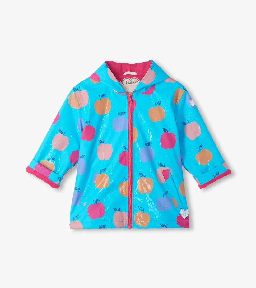 Apple Orchard Color Change Rain Coat