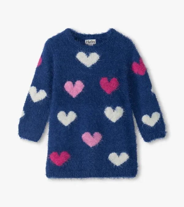 Blue Quartz Lovely Hearts Sweater Dress