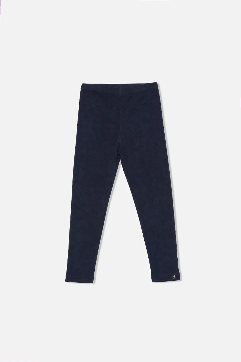 Navy Ribbed Leggings
