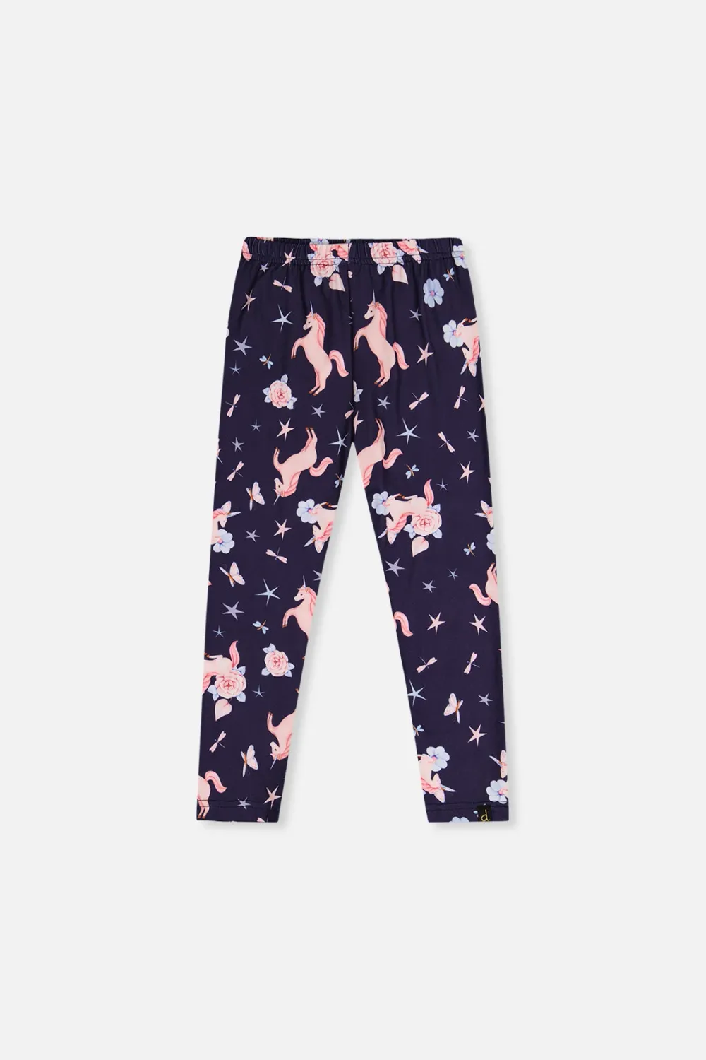 Navy Sparkled Unicorn Leggings