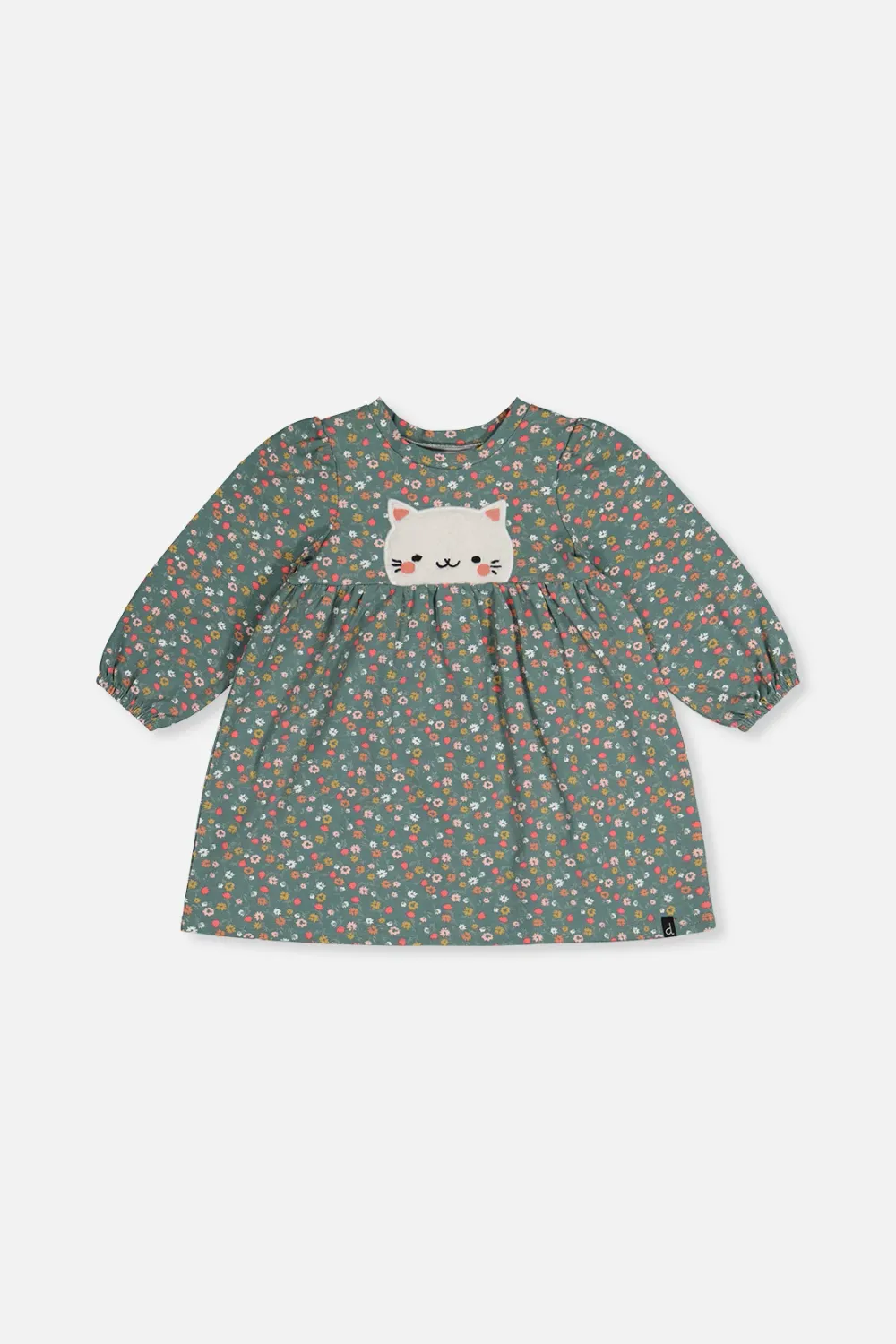 Ditsy Flower Printed Cat Dress
